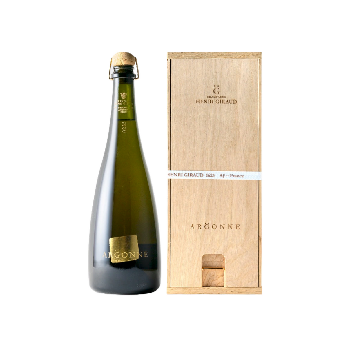 Henri Giraud, Argonne Ay Grand Cru (Gift Box) 2015 750ML